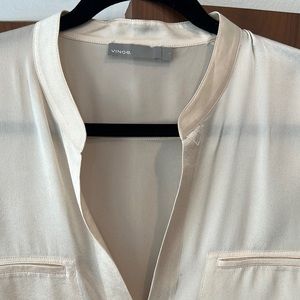 Vince Silk Blouse Large